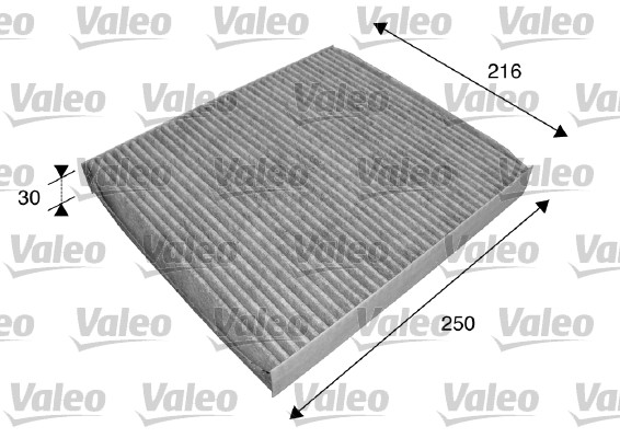 Filter, interior air - 698739 VALEO