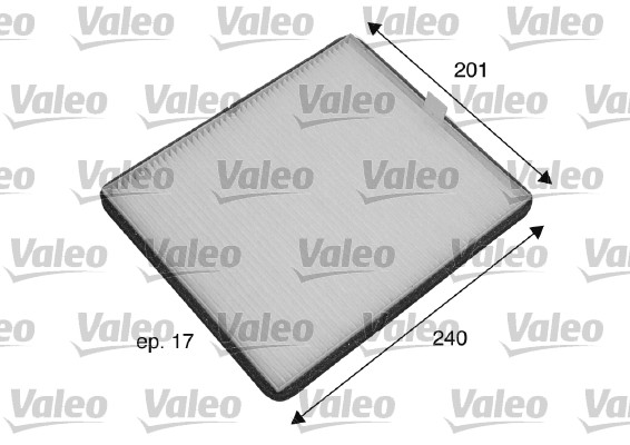 Filter, interior air - 698773 VALEO