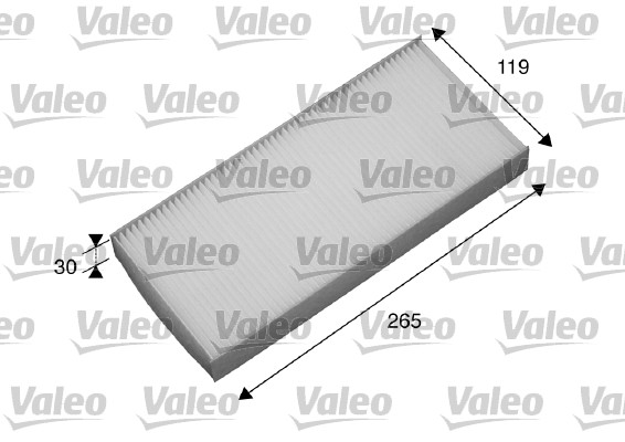 Filter, interior air - 698878 VALEO