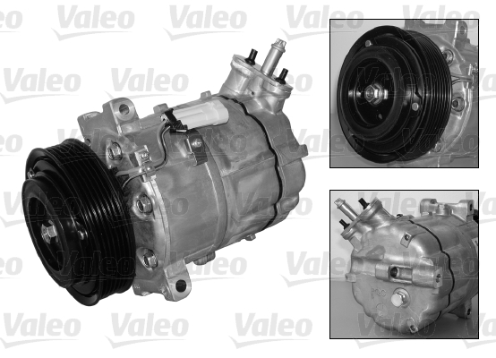 Compressor, air conditioning - 699855 VALEO