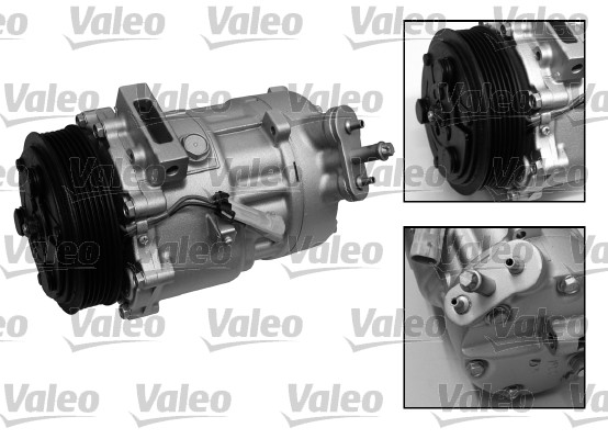 Compressor, air conditioning - 699868 VALEO