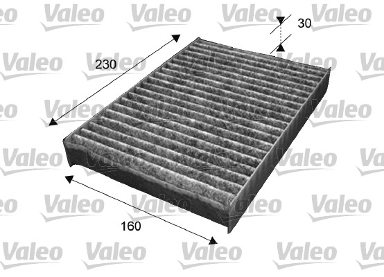 Filter, interior air - 715538 VALEO
