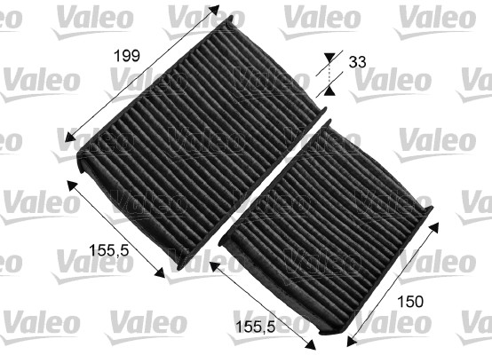 Filtro, Aria abitacolo - 715557 VALEO