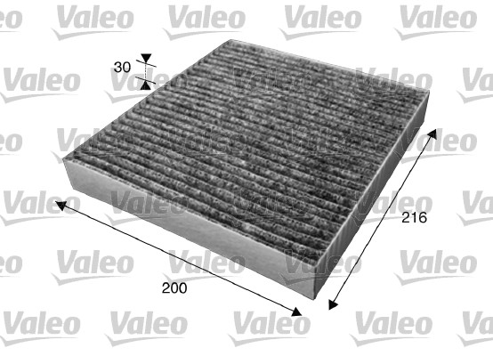 Filter, interior air - 715623 VALEO