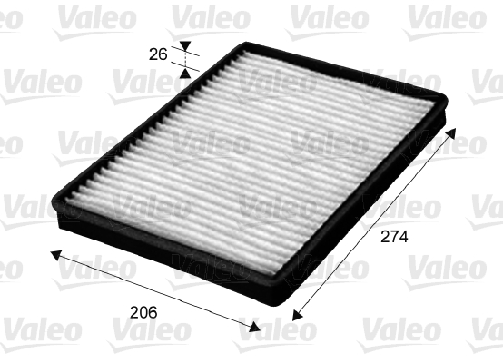 Filtro, Aria abitacolo - 715654 VALEO
