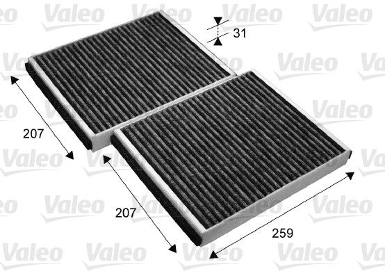 Filter, interior air - 715690 VALEO
