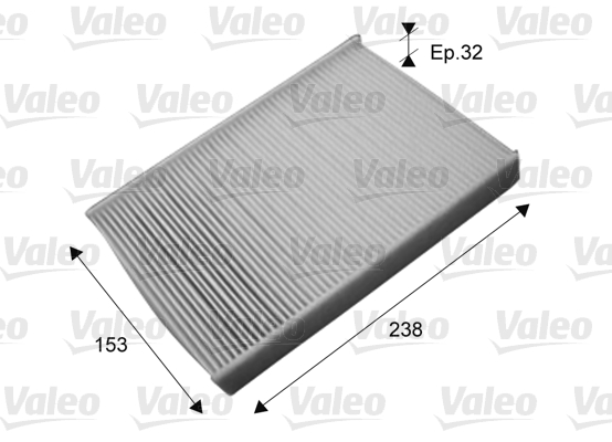 Filter, interior air - 715721 VALEO