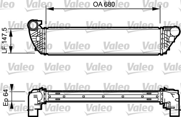 Intercooler - 817828 VALEO