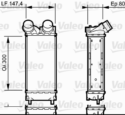 Intercooler - 818837 VALEO