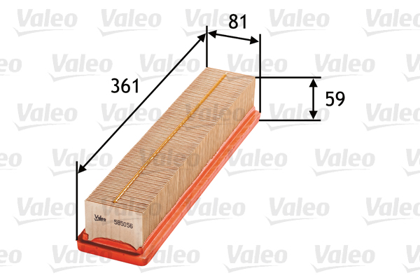 Filtro aria - 585056 VALEO