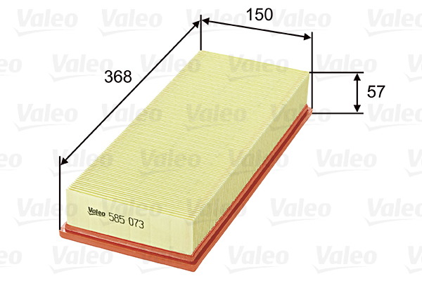 Air Filter - 585073 VALEO