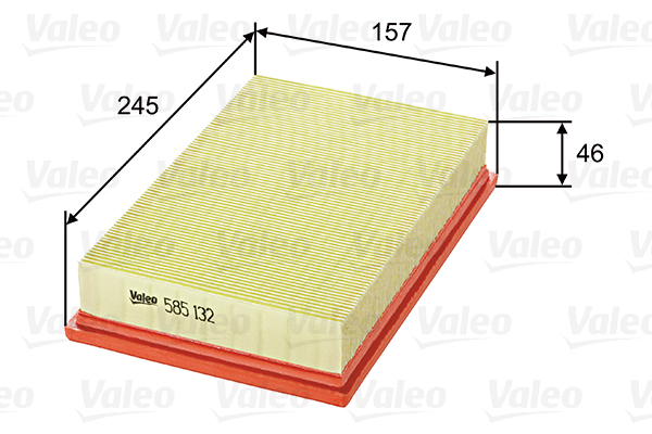 Воздушный фильтр - 585132 VALEO
