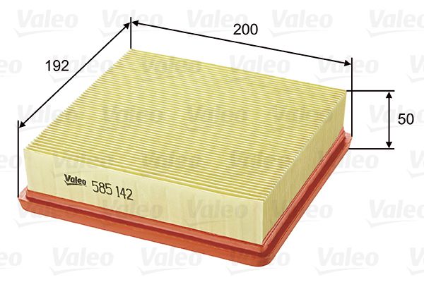 Воздушный фильтр - 585142 VALEO