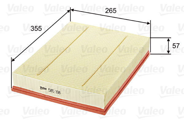 oro filtras - 585198 VALEO