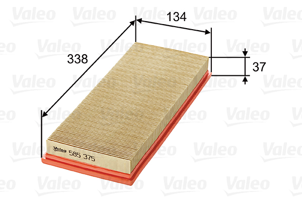 Filtro aria - 585375 VALEO
