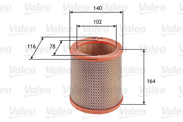Filtro aria - 585602 VALEO