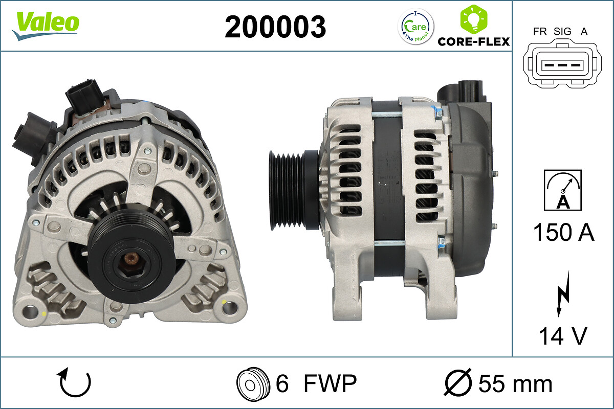 Генератор - 200003 VALEO