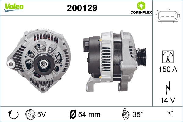 Alternatore - 200129 VALEO