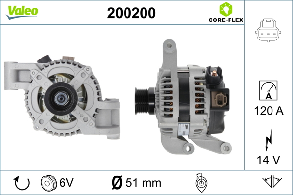 Generator - 200200 VALEO