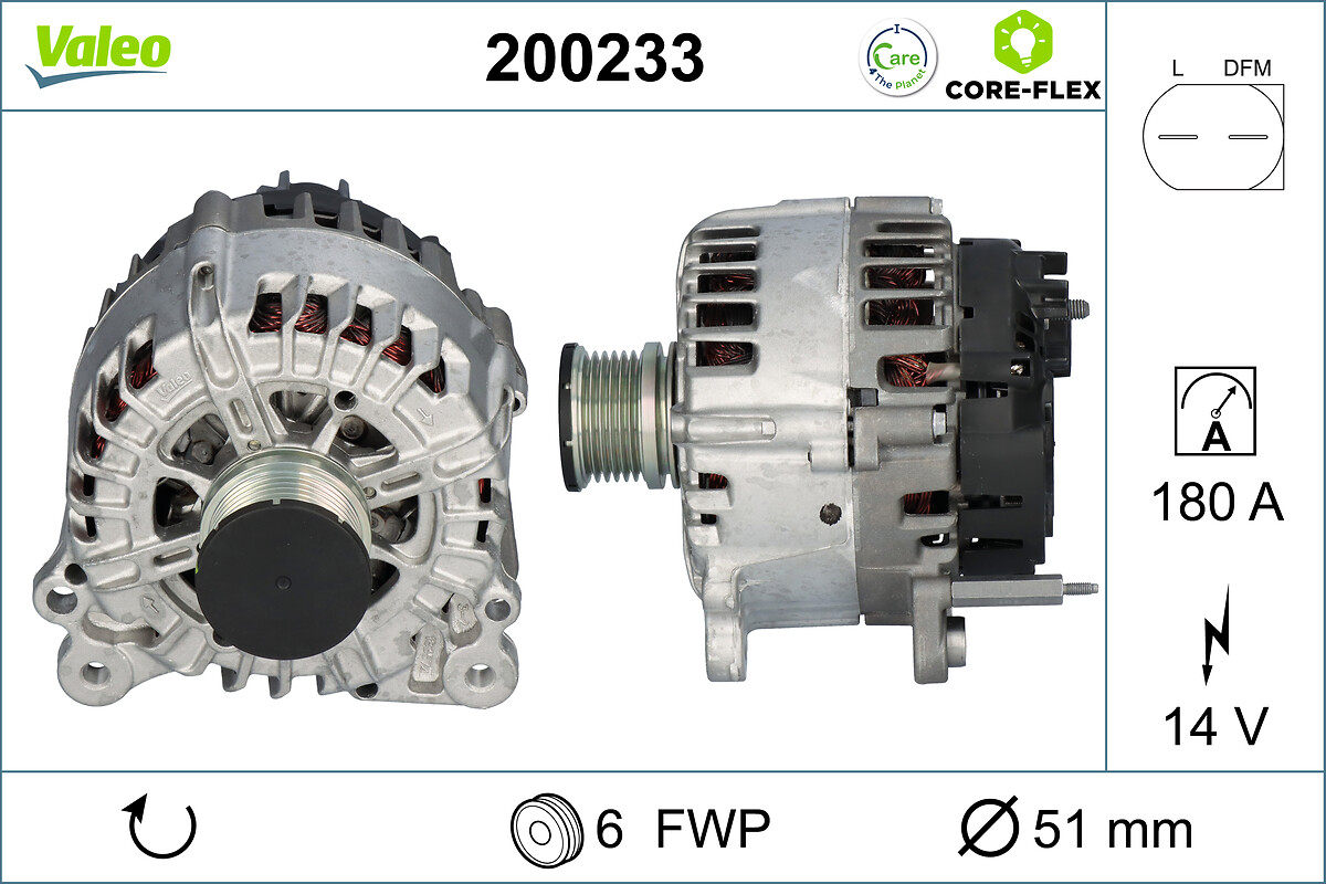 Alternator - 200233 VALEO