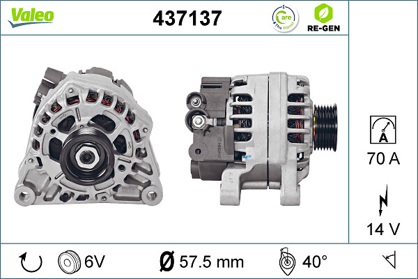 Генератор - 437137 VALEO