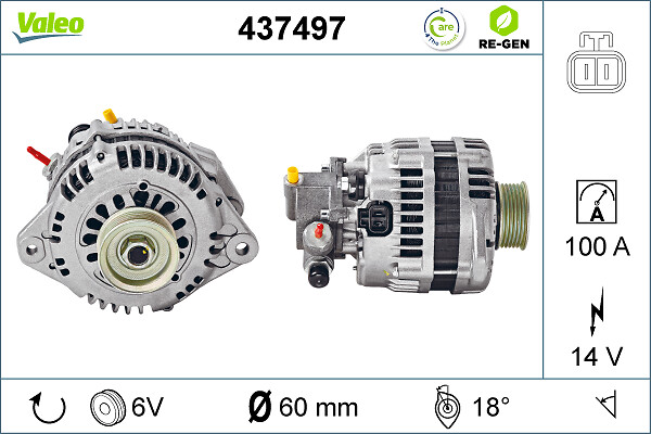 Alternatore - 437497 VALEO