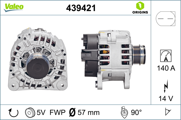 Alternator - 439421 VALEO