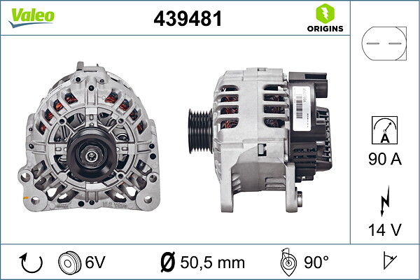 Генератор - 439481 VALEO