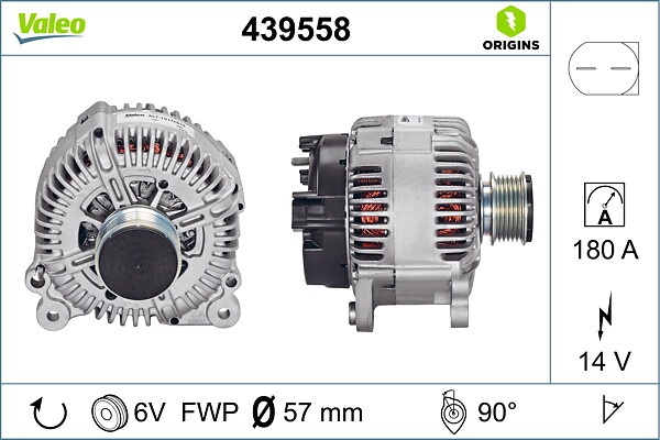 Alternator - 439558 VALEO