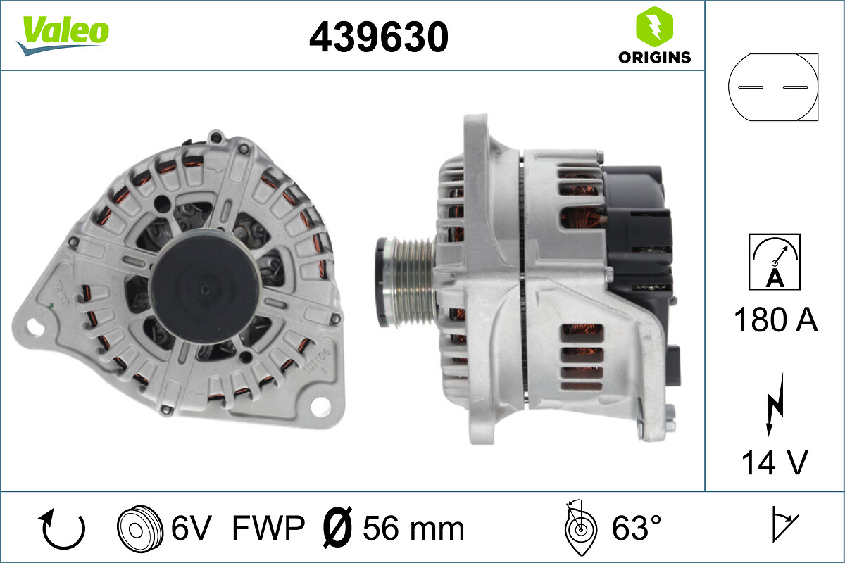 Generator - 439630 VALEO