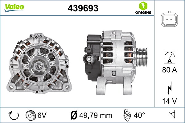 Alternatore - 439693 VALEO