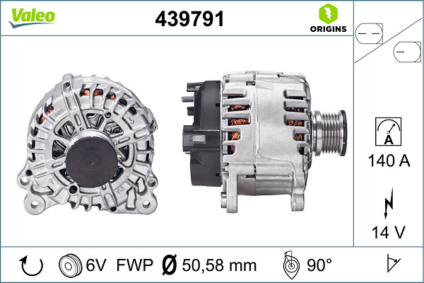 Alternator - 439791 VALEO