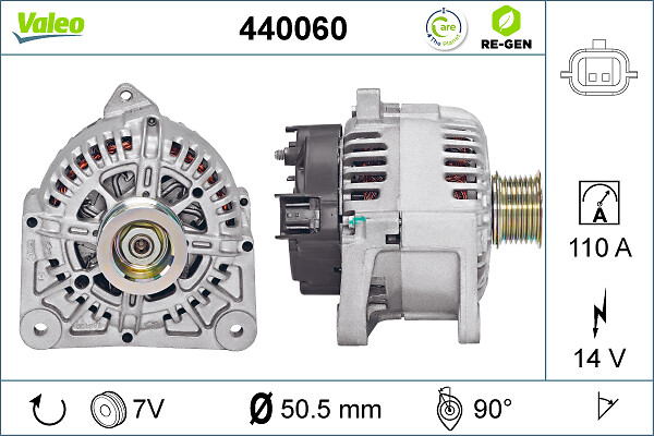 Generator - 440060 VALEO