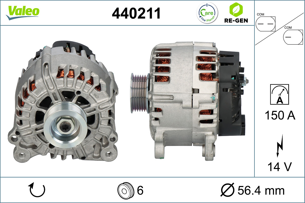 Alternator - 440211 VALEO