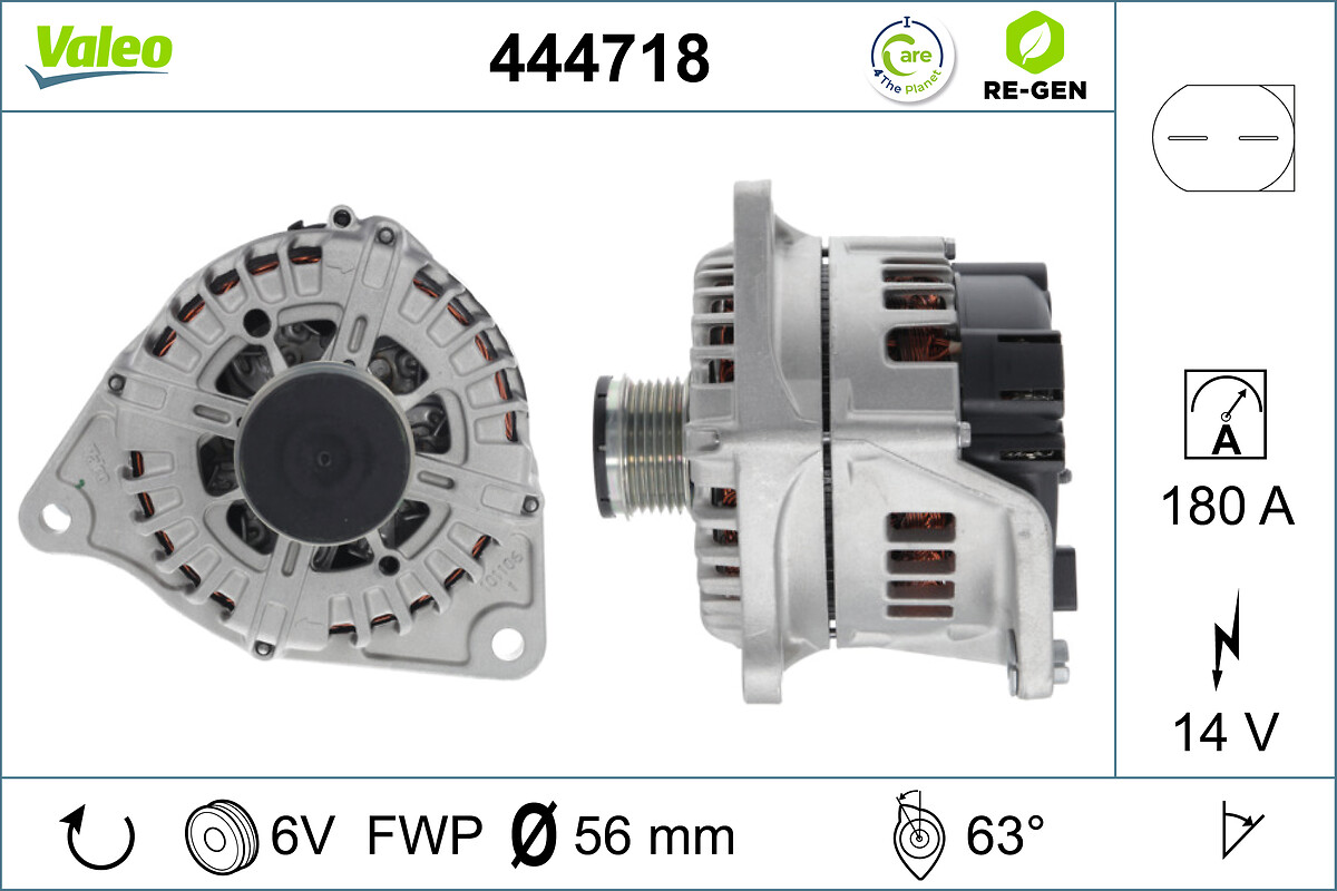 Generator - 444718 VALEO
