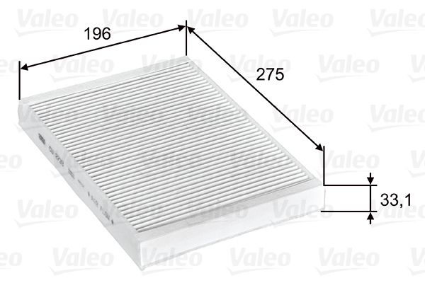 Filter, interior air - 715597 VALEO