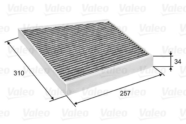 Filter, interior air - 698741 VALEO
