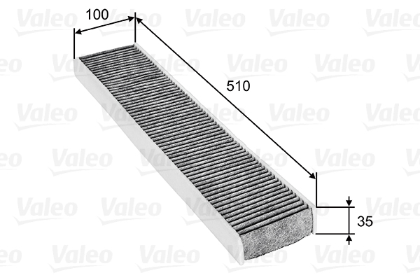 Filter, interior air - 698745 VALEO