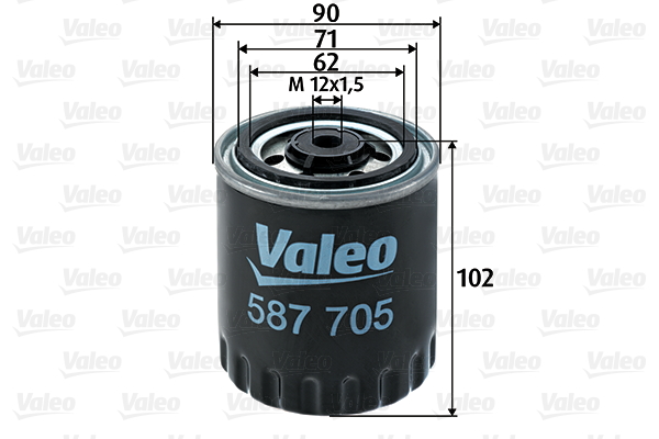 Fuel filter - 587705 VALEO