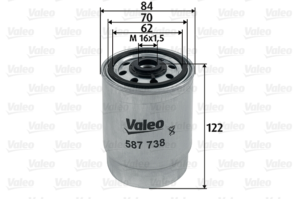 kuro filtras - 587738 VALEO