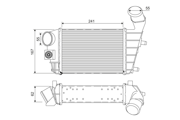Intercooler - 817862 VALEO