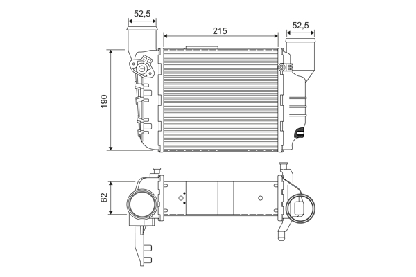 Intercooler - 817867 VALEO