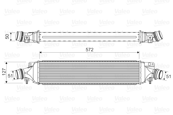 Intercooler, charger - 818329 VALEO