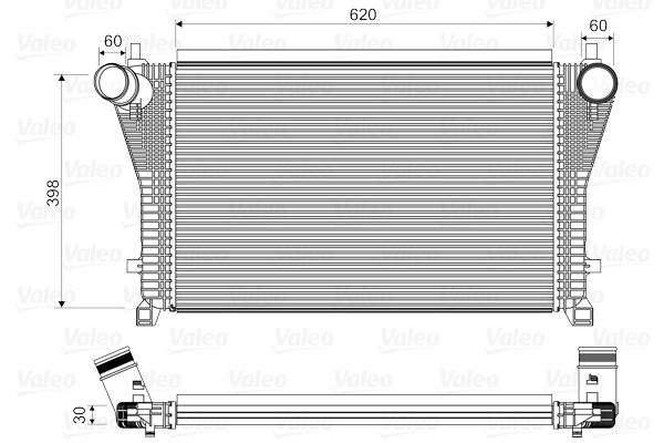 Intercooler, charger - 818347 VALEO