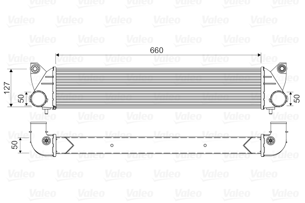 Intercooler, charger - 818348 VALEO