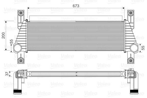 Интеркулер - 818352 VALEO