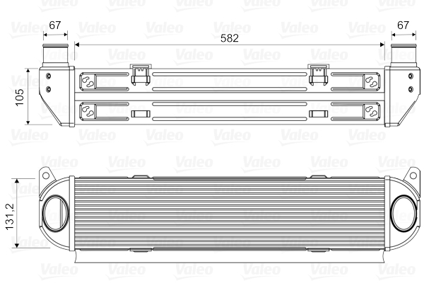 Intercooler, charger - 818359 VALEO