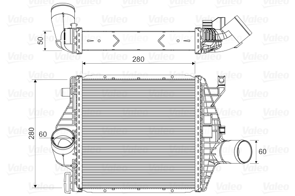 Intercooler, charger - 818590 VALEO