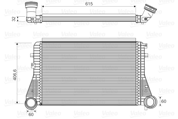 Intercooler - 818795 VALEO