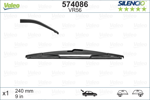 Щетка стеклоочистителя - 574086 VALEO